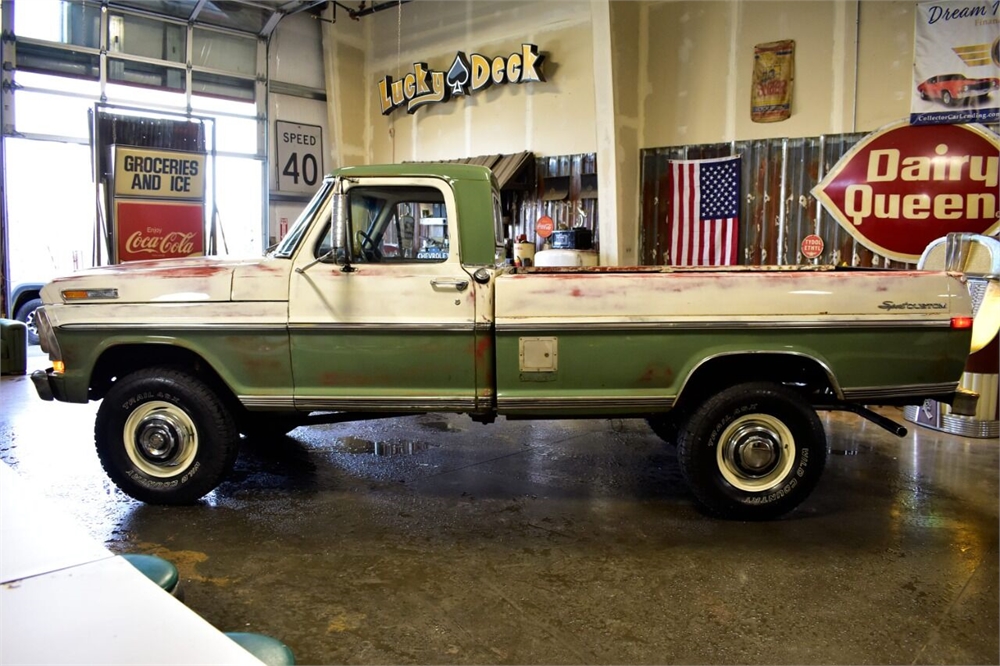 NO RESERVE 1971 FORD F 250 SPORT CUSTOM HIGHBOY 4X4 4 SPEED Available