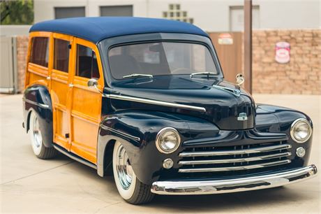 6.2 LT1-Powered 1948 Ford Super Deluxe Woody available for Auction ...