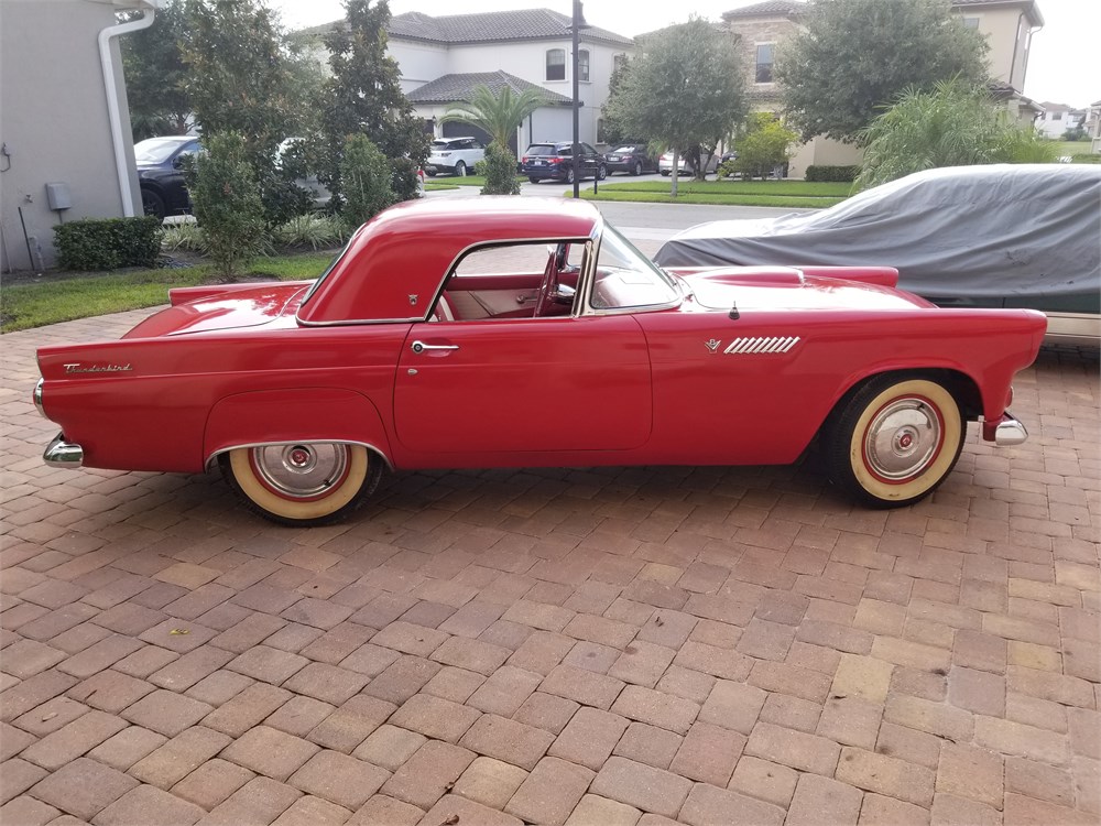 3-Owner 1955 Ford Thunderbird available for Auction | AutoHunter.com ...