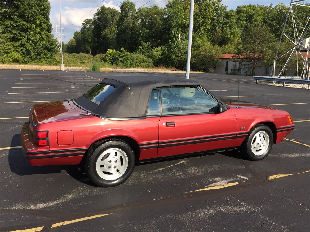 1984 Ford Mustang GLX Convertible 5-Speed available for Auction ...