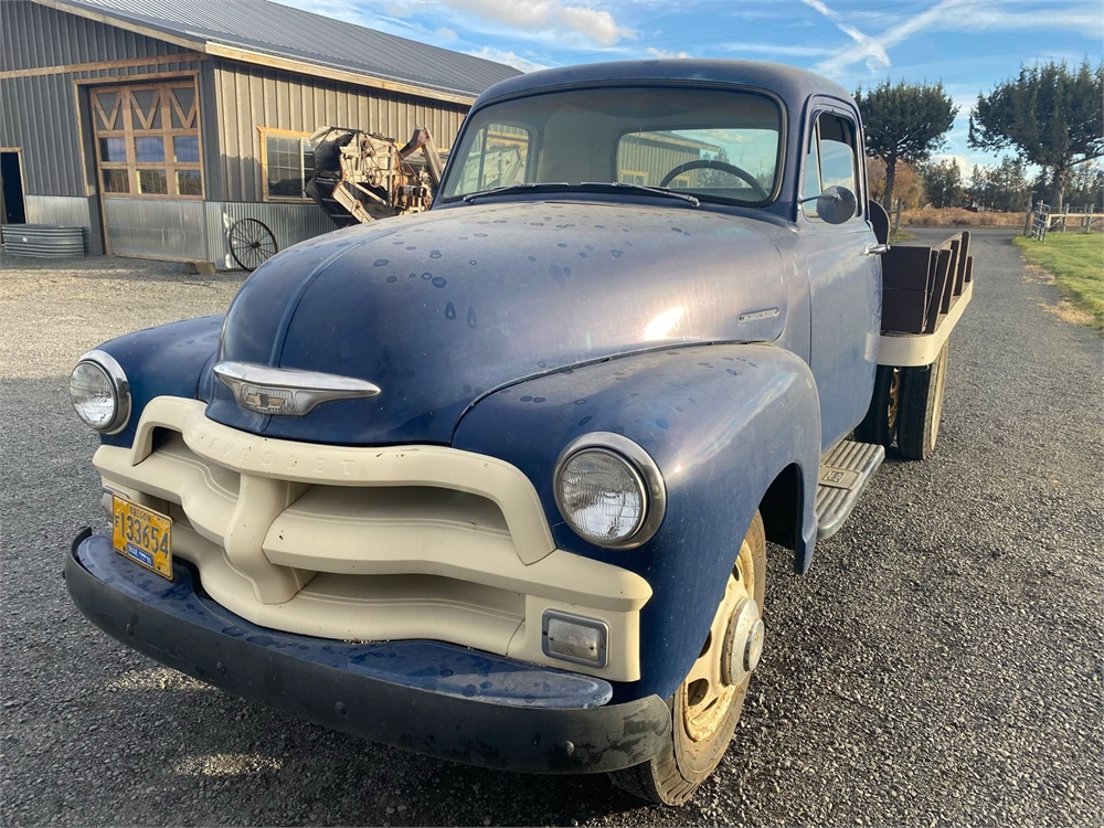 1955 Chevrolet 3800 Stake Bed Dually 4-Speed available for Auction ...