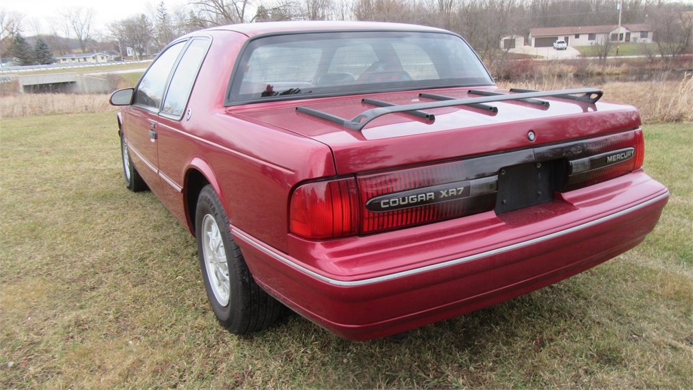 No Reserve: 17k-Mile 1993 Mercury Cougar XR7 available for Auction ...