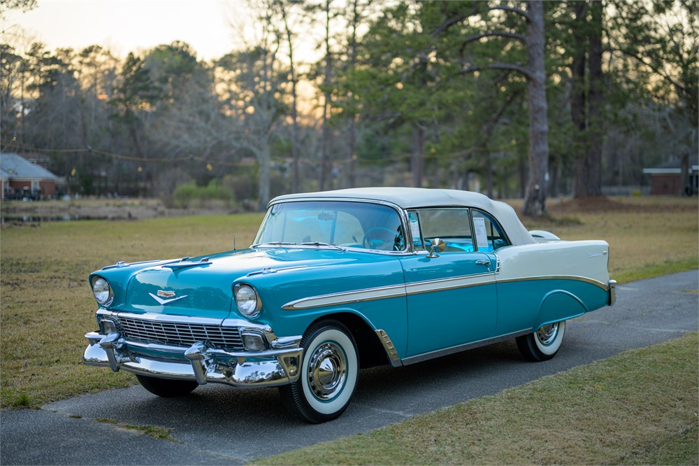 1956 Chevrolet Bel Air Convertible available for Auction | AutoHunter.com |  17092608