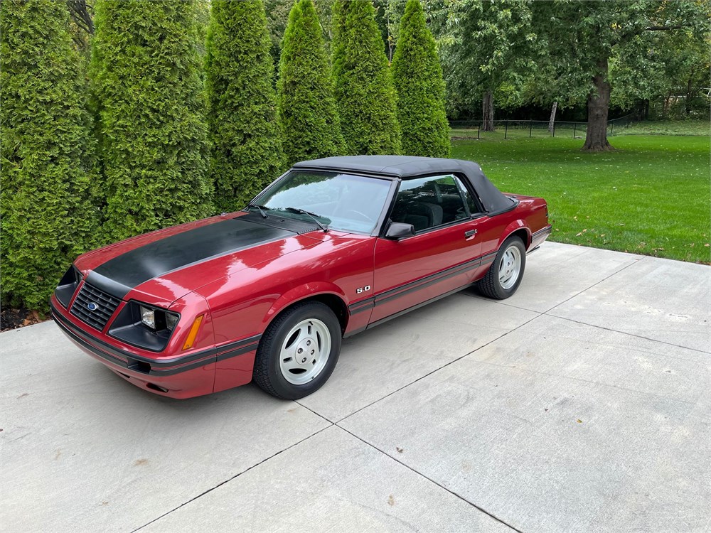 1984 Ford Mustang GLX Convertible 5-Speed available for Auction ...