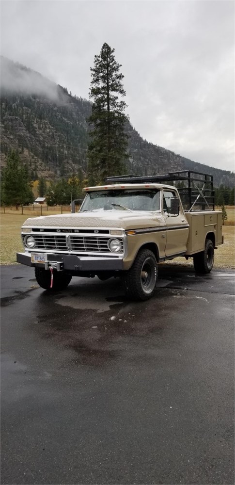 1975 Ford F100 Ranger XLT available for Auction | AutoHunter.com | 20136912