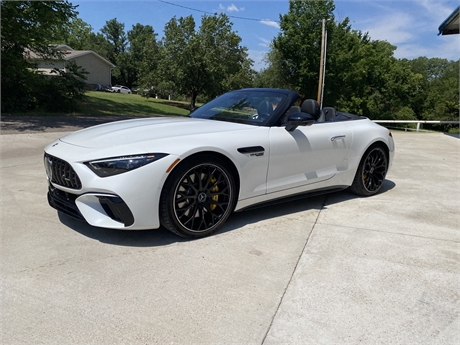 View this 9.7k-MILE 2022 MERCEDES AMG SL63