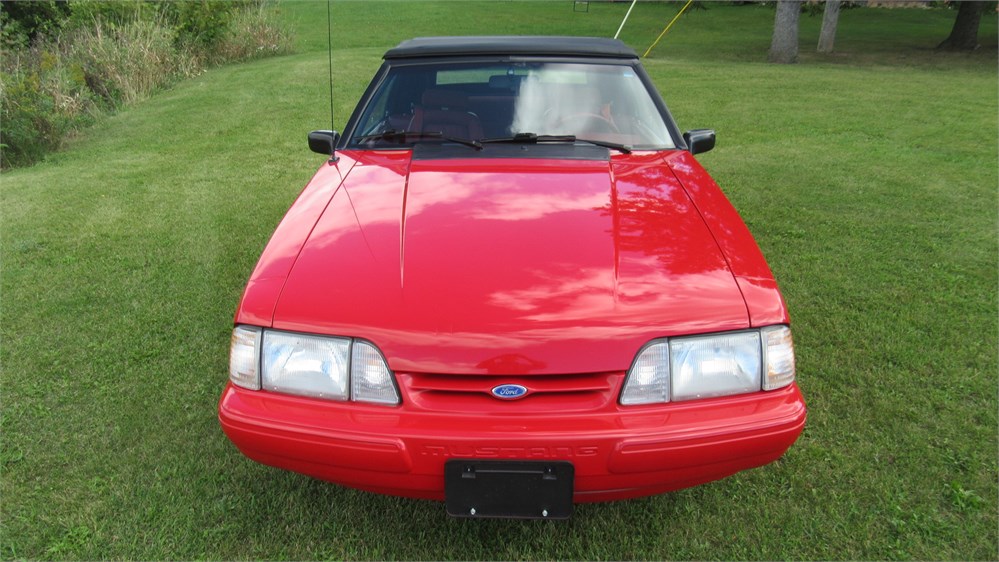 29k Mile 1992 Ford Mustang 50 Available For Auction