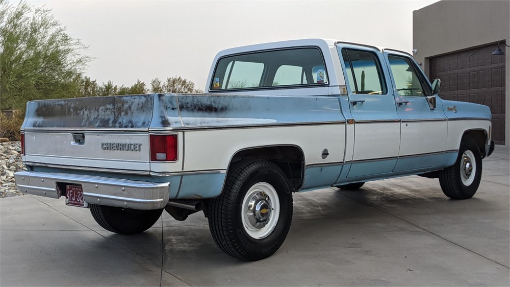 1975 Chevrolet C20 3+3 Crew Cab Available For Auction 