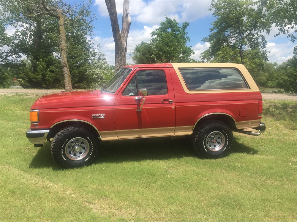 1987 Ford Bronco Eddie Bauer Edition available for Auction | AutoHunter ...