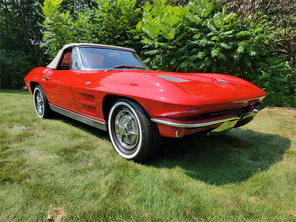 1963 Chevrolet Corvette Convertible 4-speed Available For Auction 