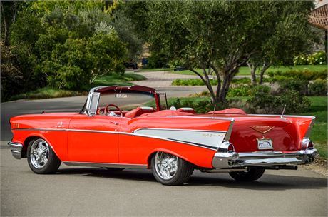 Ls Powered Chevrolet Bel Air Convertible Available For Auction