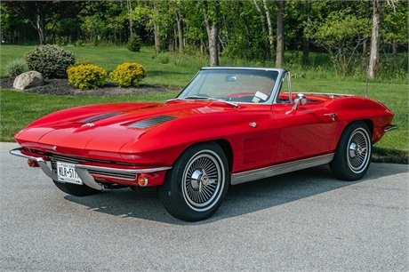 View this 1963 Chevrolet Corvette Convertible 327/340 4-Speed