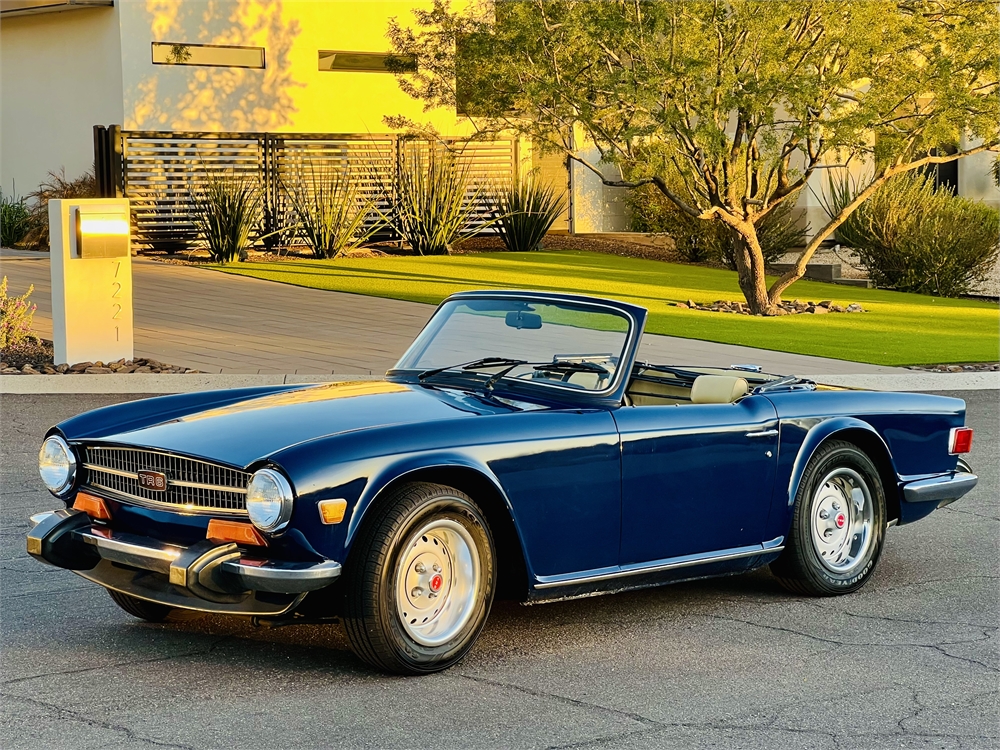 トゥルーページ 1974 TRIUMPH TR6 CONVERTIBLE available for Auction | AutoHunter