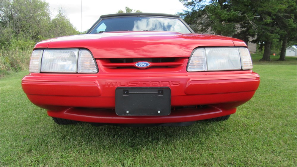 29k Mile 1992 Ford Mustang 50 Available For Auction