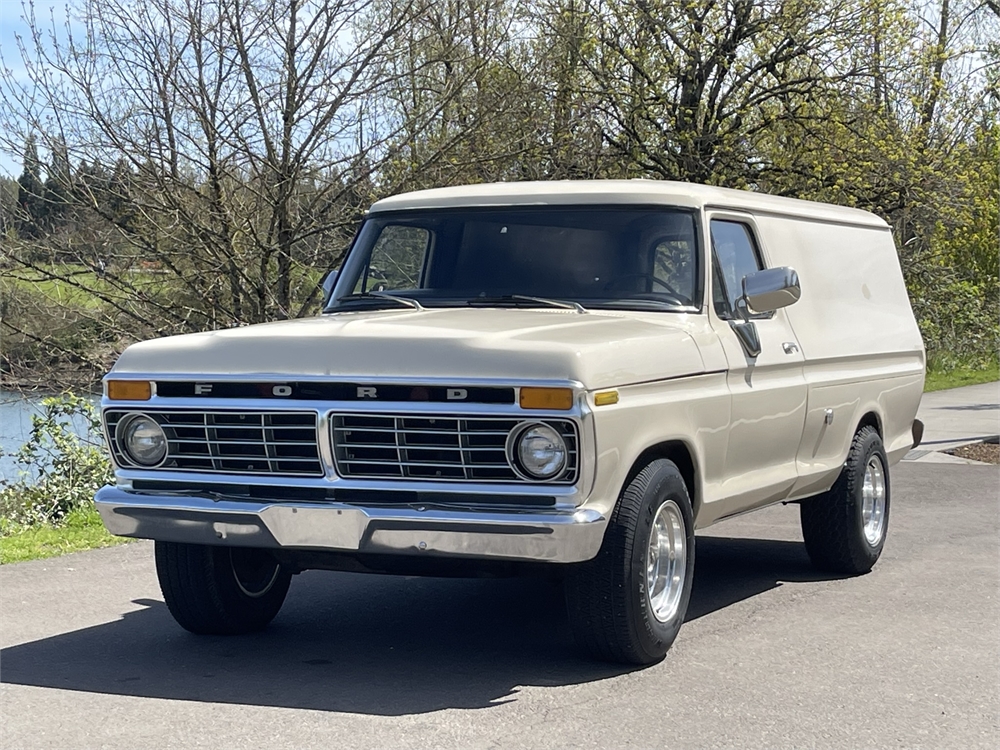 351-Powered 1975 Ford B-100 Panel Truck 4-Speed Available For Auction ...