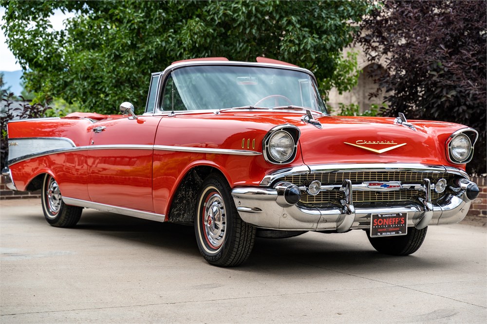 1957 Chevrolet Bel Air Convertible Available For Auction Autohunter