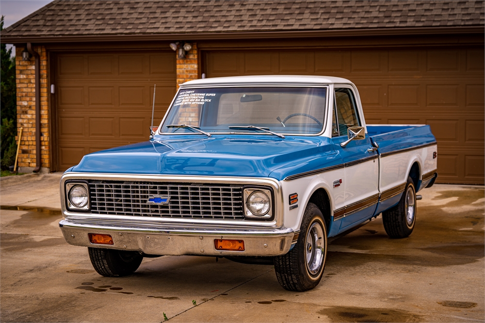 402-POWERED 1972 CHEVROLET C10 CHEYENNE SUPER available for Auction ...