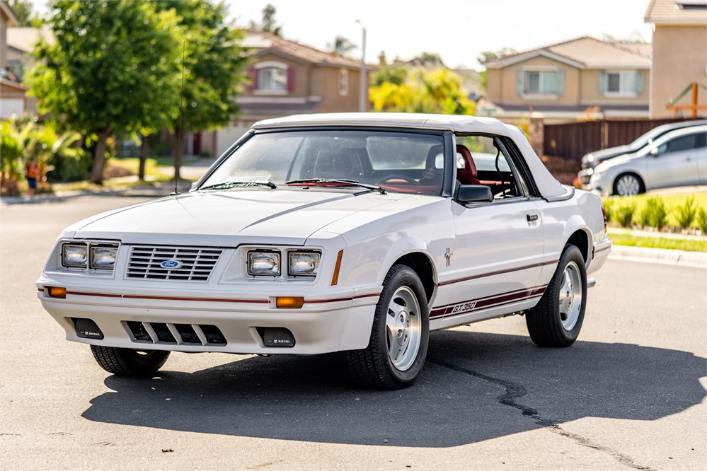 13k-Mile 1984 Ford Mustang GT350 Convertible available for Auction  18504017