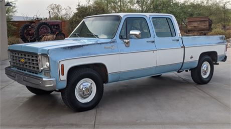 1975 Chevrolet C20 3+3 Crew Cab available for Auction | AutoHunter.com ...