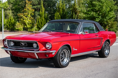 1968 FORD MUSTANG SPRINT PACKAGE B 289 Available For Auction ...