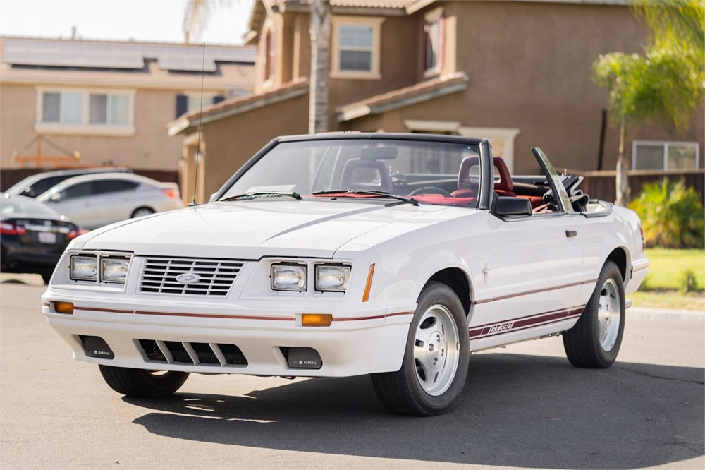 13k-Mile 1984 Ford Mustang GT350 Convertible available for Auction  18504017