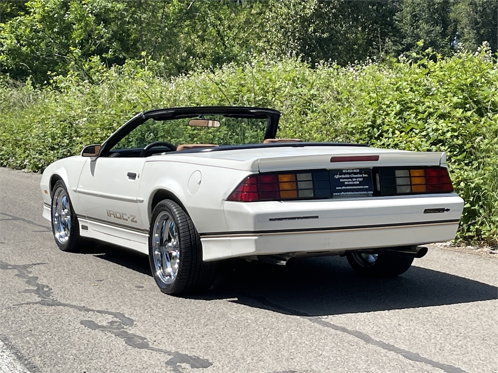 RESERVE REMOVED: 25-YEARS-OWNED 1988 CHEVROLET CAMARO IROC-Z ...