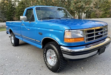 19k-MILE 1994 FORD F-150 XLT LARIAT 5.8L 4WD available for Auction ...