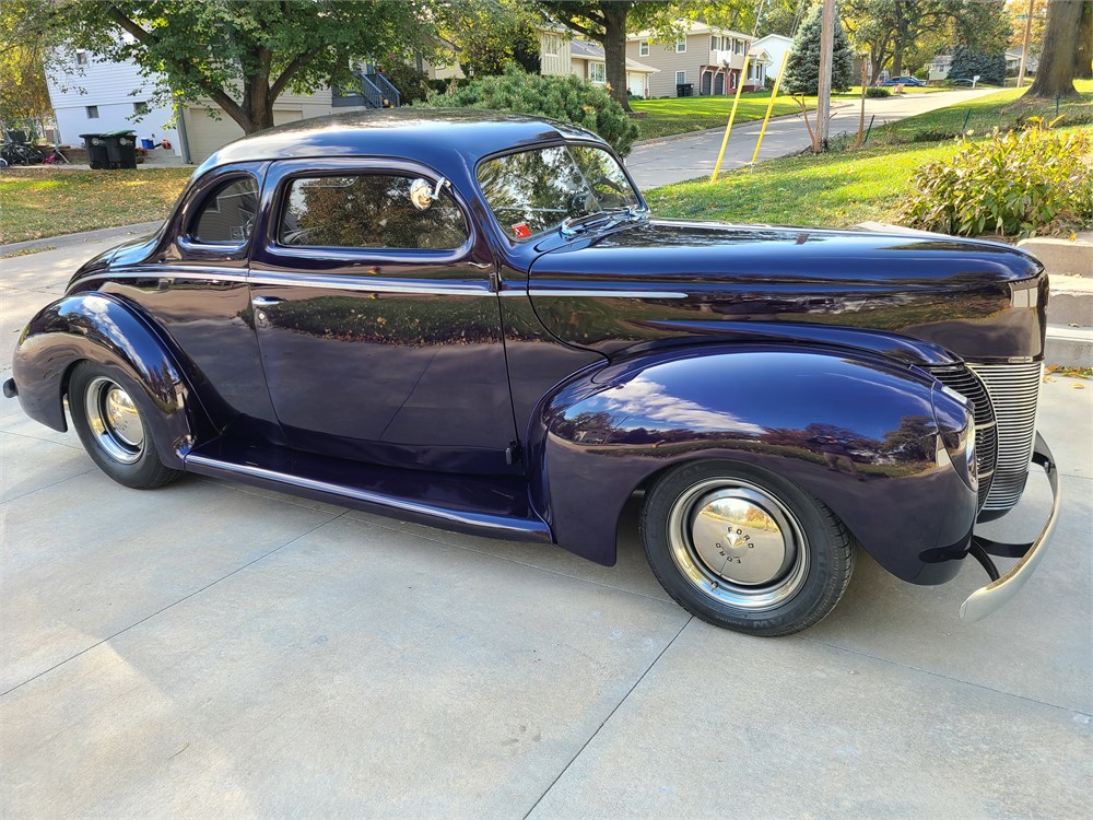 Supercharged 1940 Ford Deluxe Coupe available for Auction | AutoHunter ...