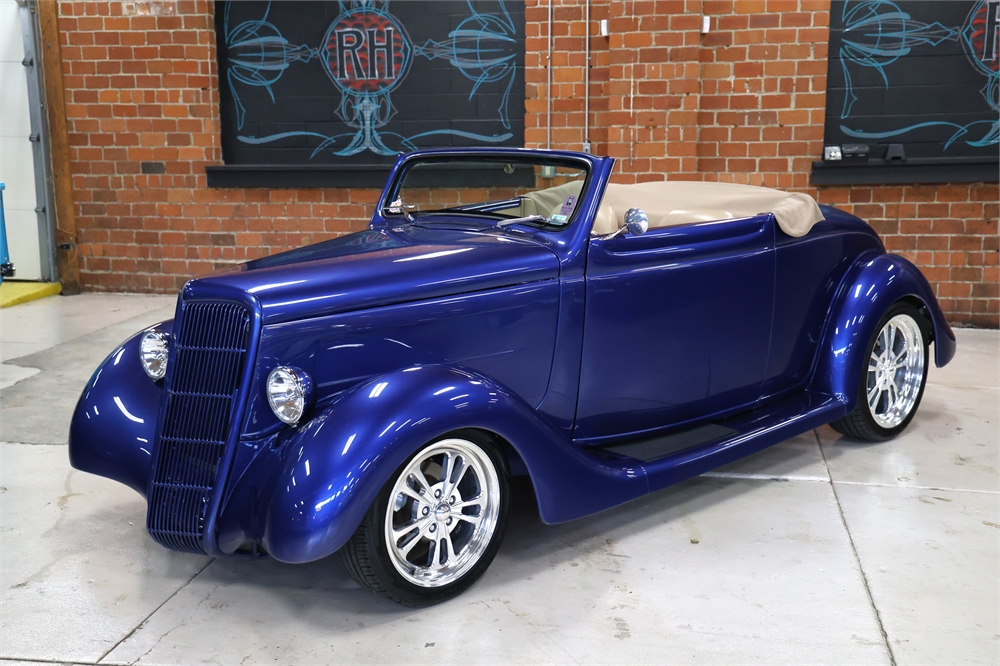 Solido フォード カブリオレ 1935 グレー×ブルー 【5110m】 Solido