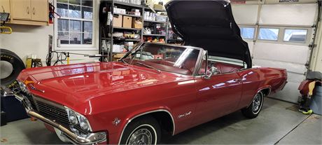 1965 Chevrolet Impala SS 409 Convertible 4-Speed available for Auction ...