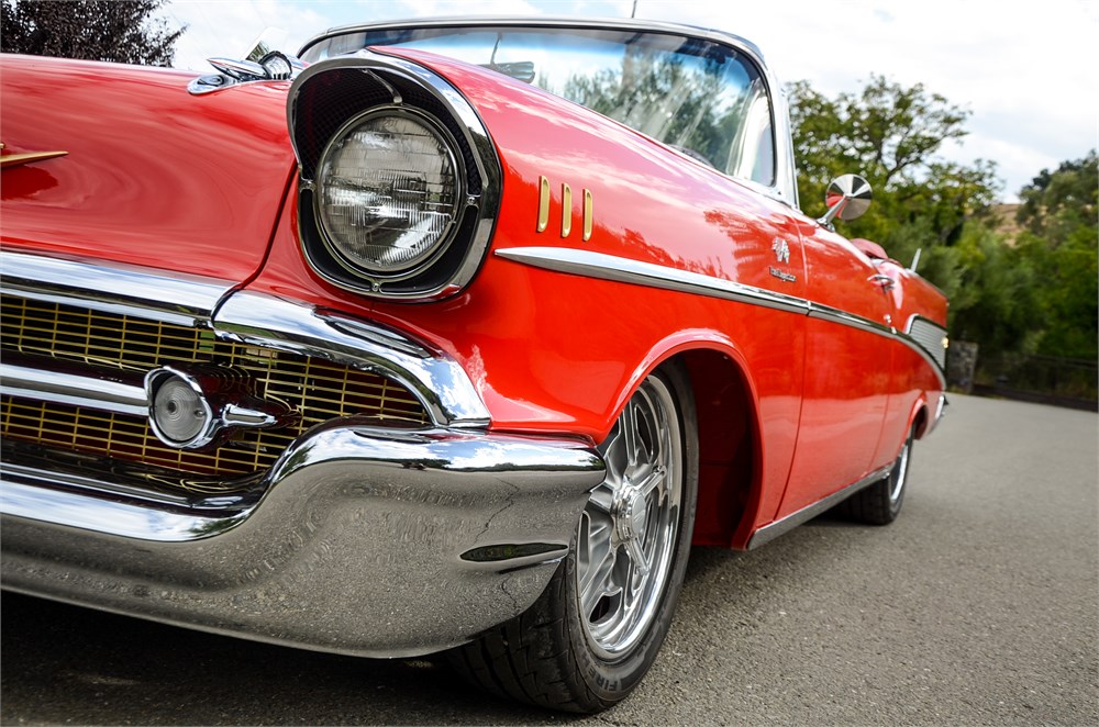 Ls7 Powered 1957 Chevrolet Bel Air Convertible Available For Auction 2446244