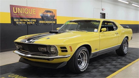 View this 1970 FORD MUSTANG MACH 1 R-CODE FASTBACK