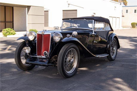 View this RIGHT-HAND-DRIVE 1949 MG TC