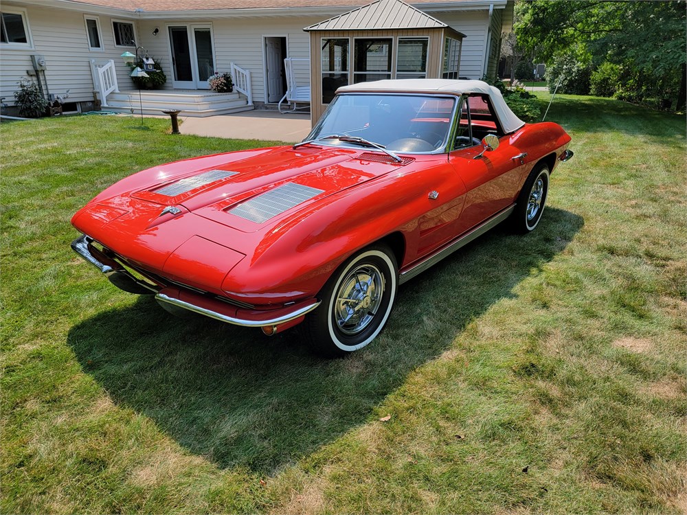 1963 Chevrolet Corvette Convertible 4-Speed available for Auction ...