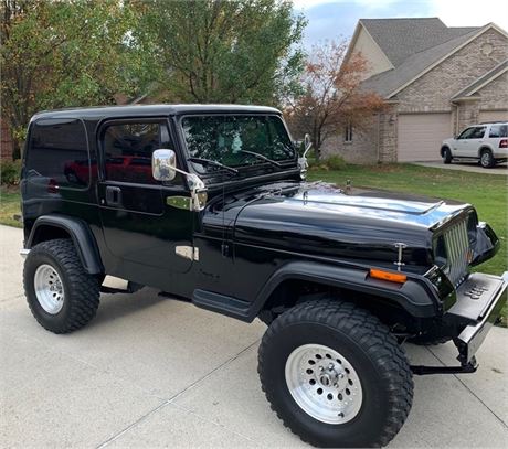 V8-Powered 1994 Jeep Wrangler S available for Auction | AutoHunter.com ...