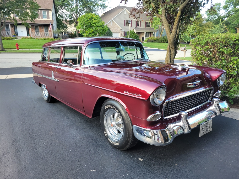 350-POWERED 1955 CHEVROLET 210 STATION WAGON available for Auction ...