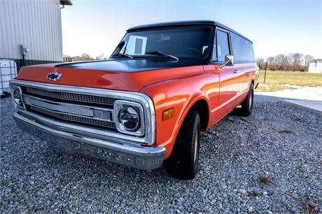 View this 355-POWERED 1969 CHEVROLET C10 PANEL TRUCK