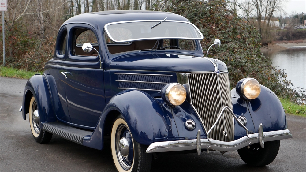 389-MILE 1936 FORD DELUXE 5-WINDOW COUPE available for Auction ...