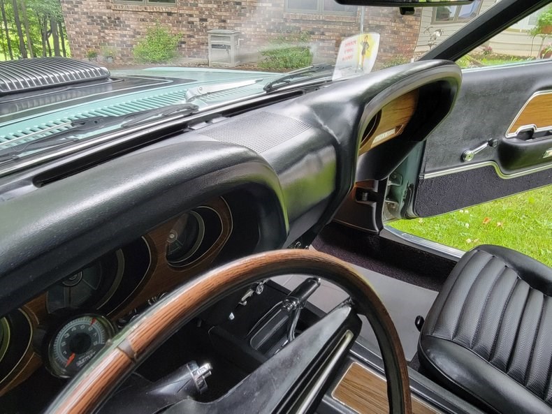 Grant Black On Black Steering Wheel 13.5" – For 1970-1977 Mustang With Cap & Horn Kit