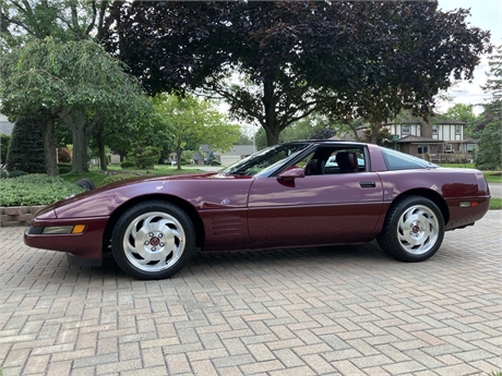 13k-MILE 1993 CHEVROLET CORVETTE COUPE 40TH ANNIVERSARY EDITION ...