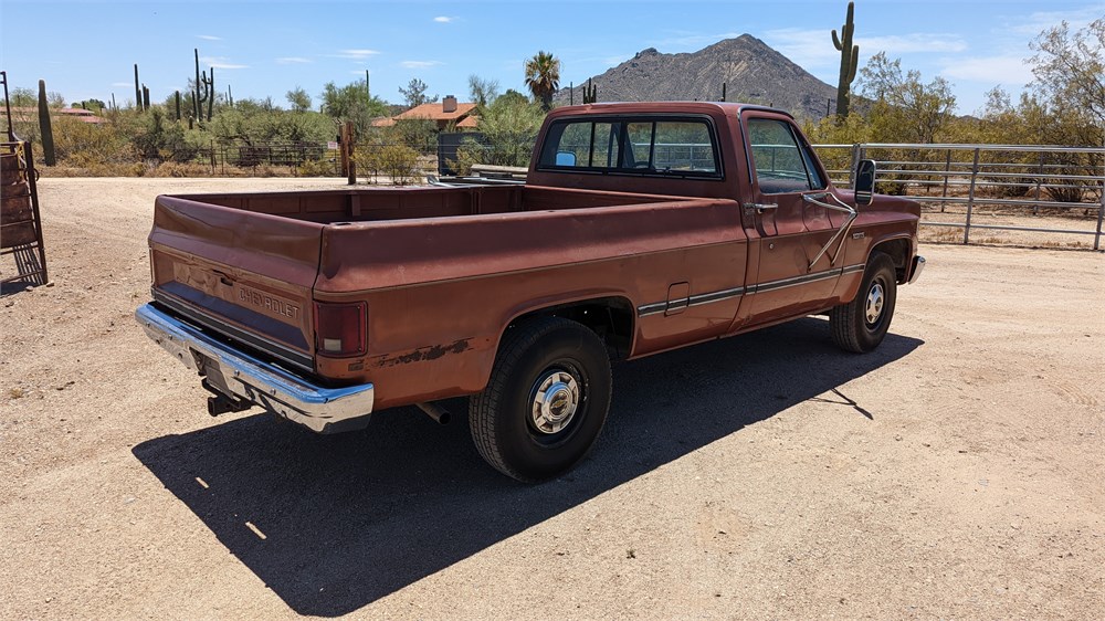 No Reserve: 1982 Chevrolet C20 Available For Auction 