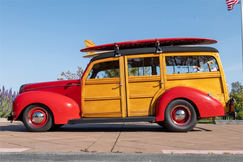 1940 FORD WOODY WAGON WITH SURFBOARDS available for Auction ...