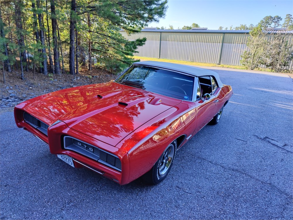 1968 Pontiac Gto Convertible Available For Auction