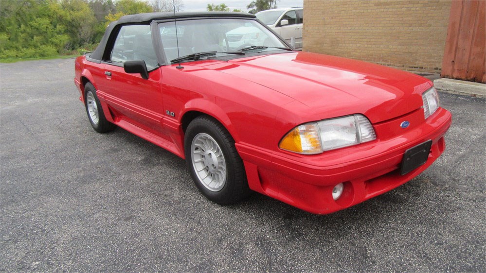 1988 Ford Mustang GT Convertible available for Auction | AutoHunter.com ...