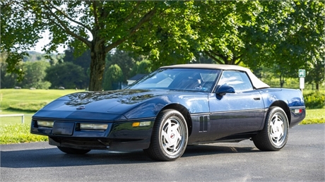 46k-Mile 1989 Chevrolet Corvette Convertible available for Auction ...