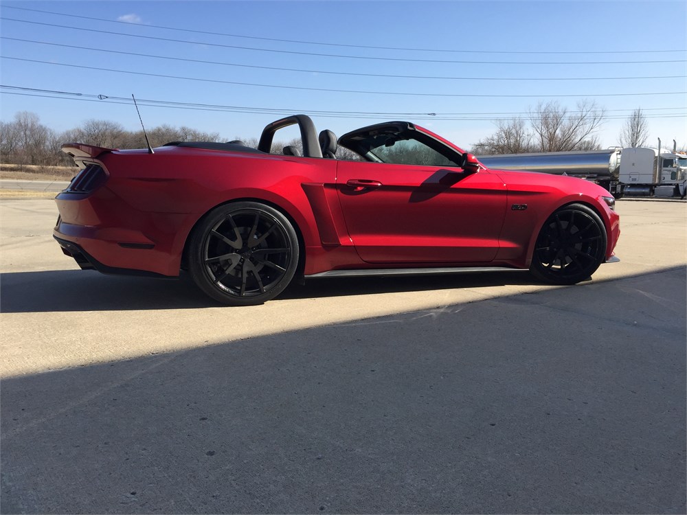 Supercharged 2016 Ford Mustang GT Convertible available for Auction  11462692